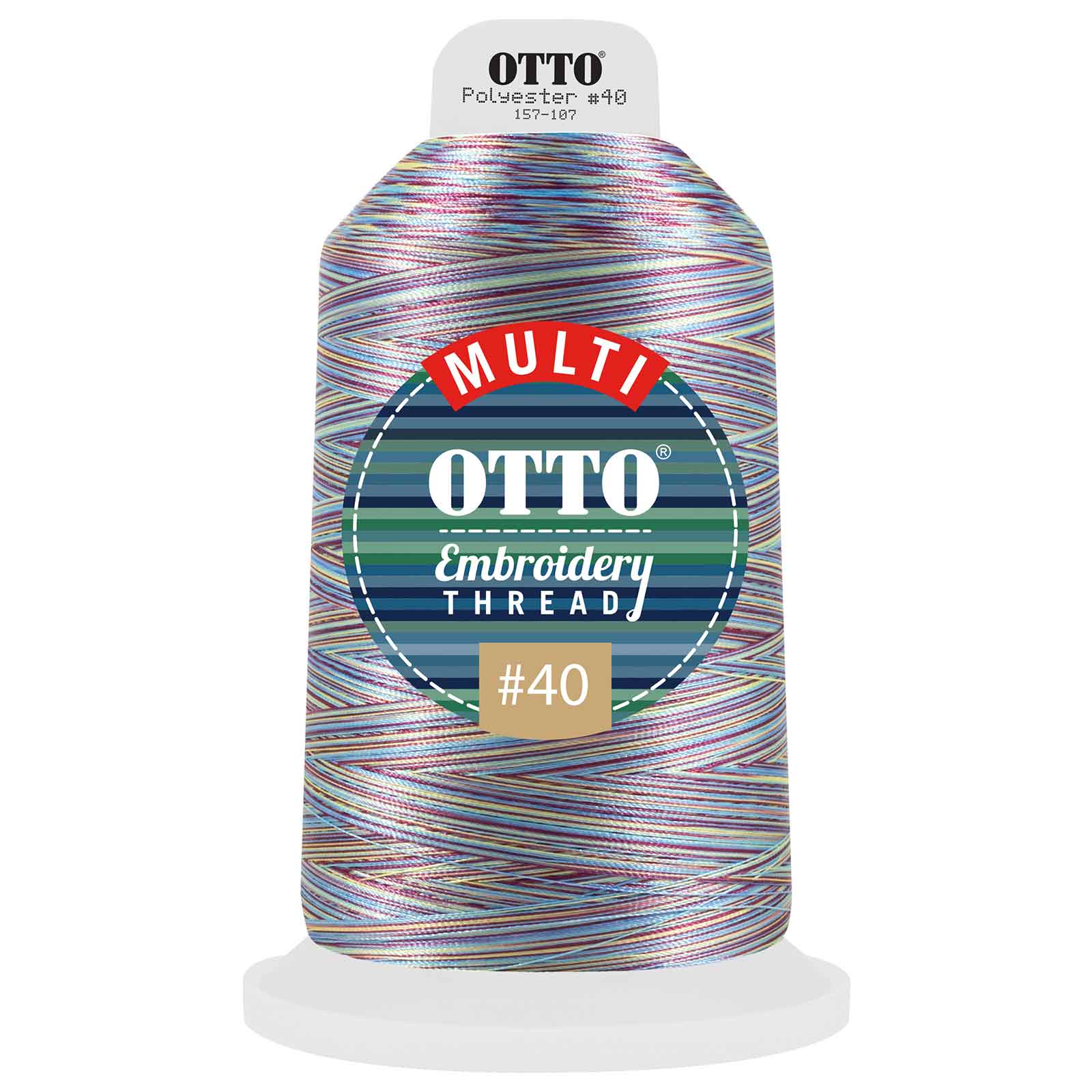 OTTO Embroidery Multicolor Thread #40 5,500 yd. King Cone