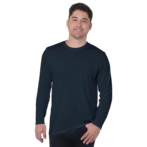 Unisex Long Sleeve Performance Poly Crew 3