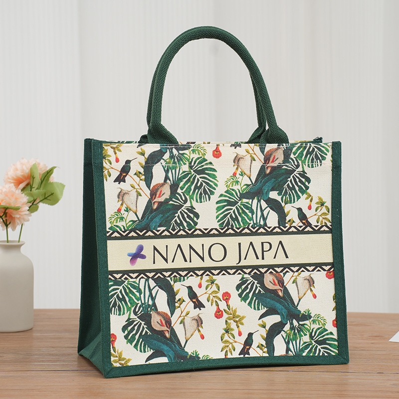 Full-color Printed Canvas Tote Bag, custom tote bag with logo imprint 3