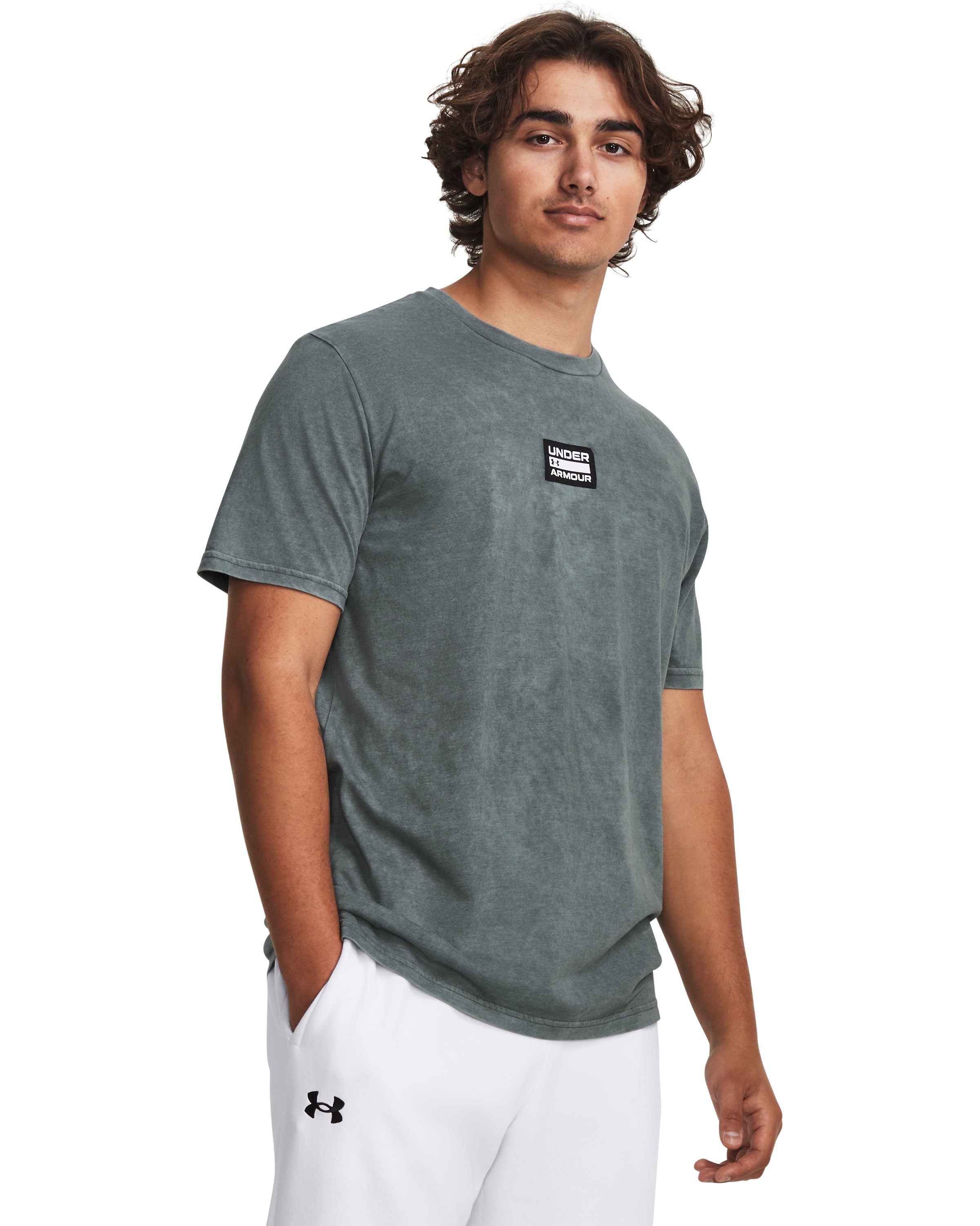 Men's UA Elevated Core Wash Short Sleeve 1