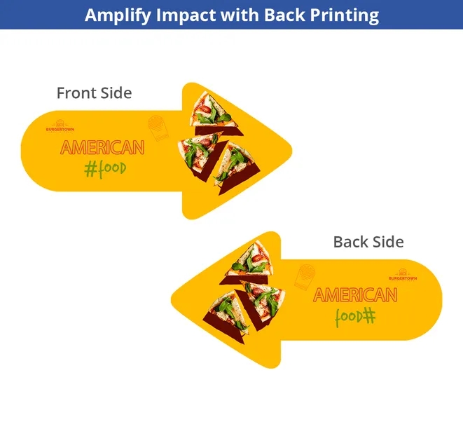 Directional Arrow Signs - 3ft x 1ft 6