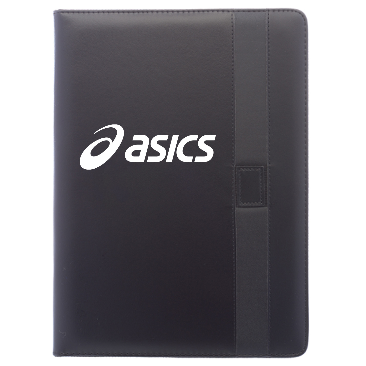Leather Portfolio with Color Block strap and pen loop 3