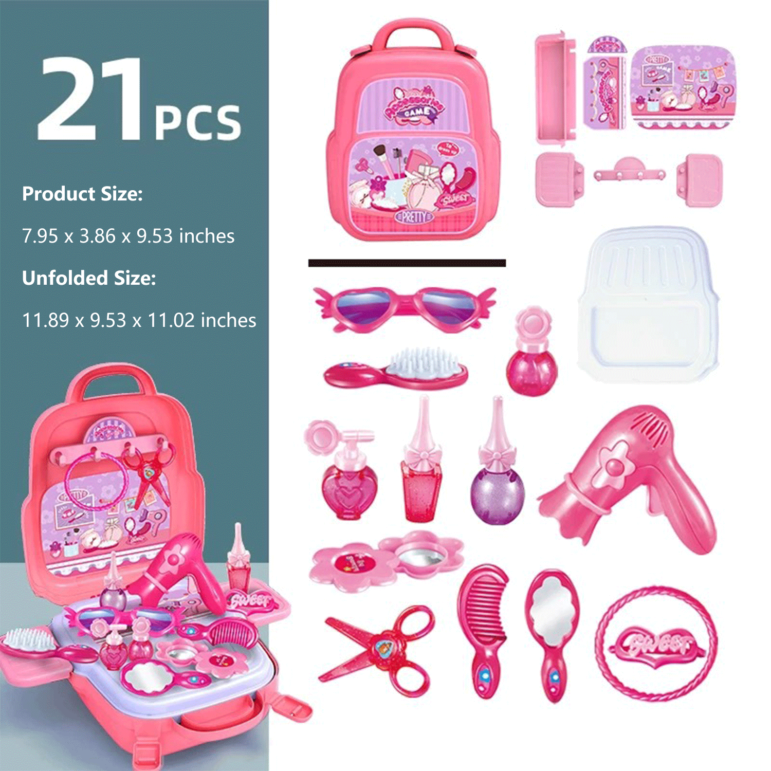 Pretend Play Backpack Tool Toy Set 1