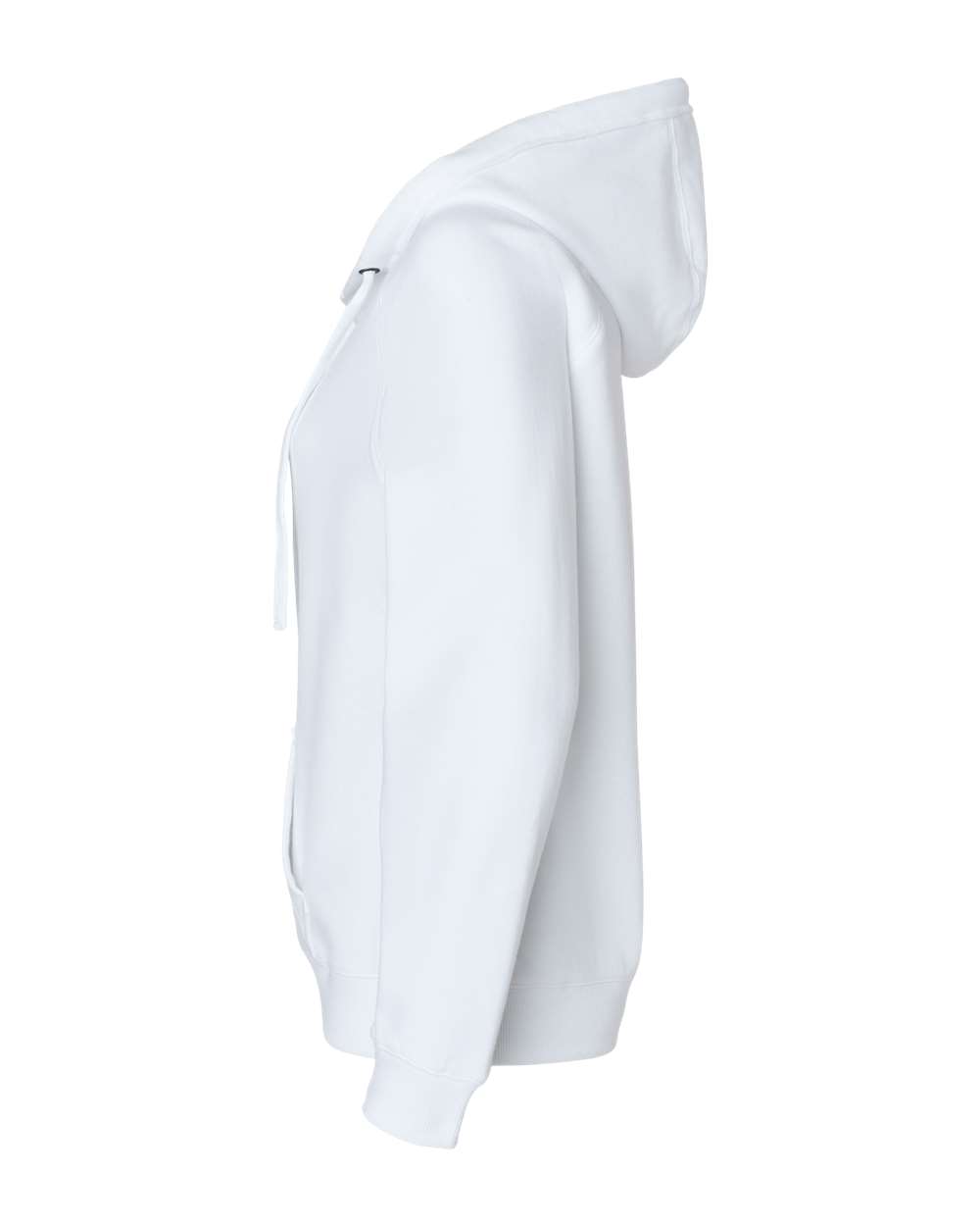 Women's Sueded V-Neck Hooded Sweatshirt - 8836 2