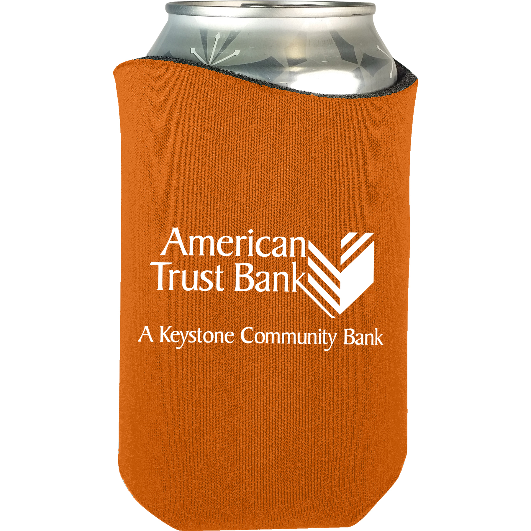 Curve Scuba can cooler, custom koozie with logo imprint 4