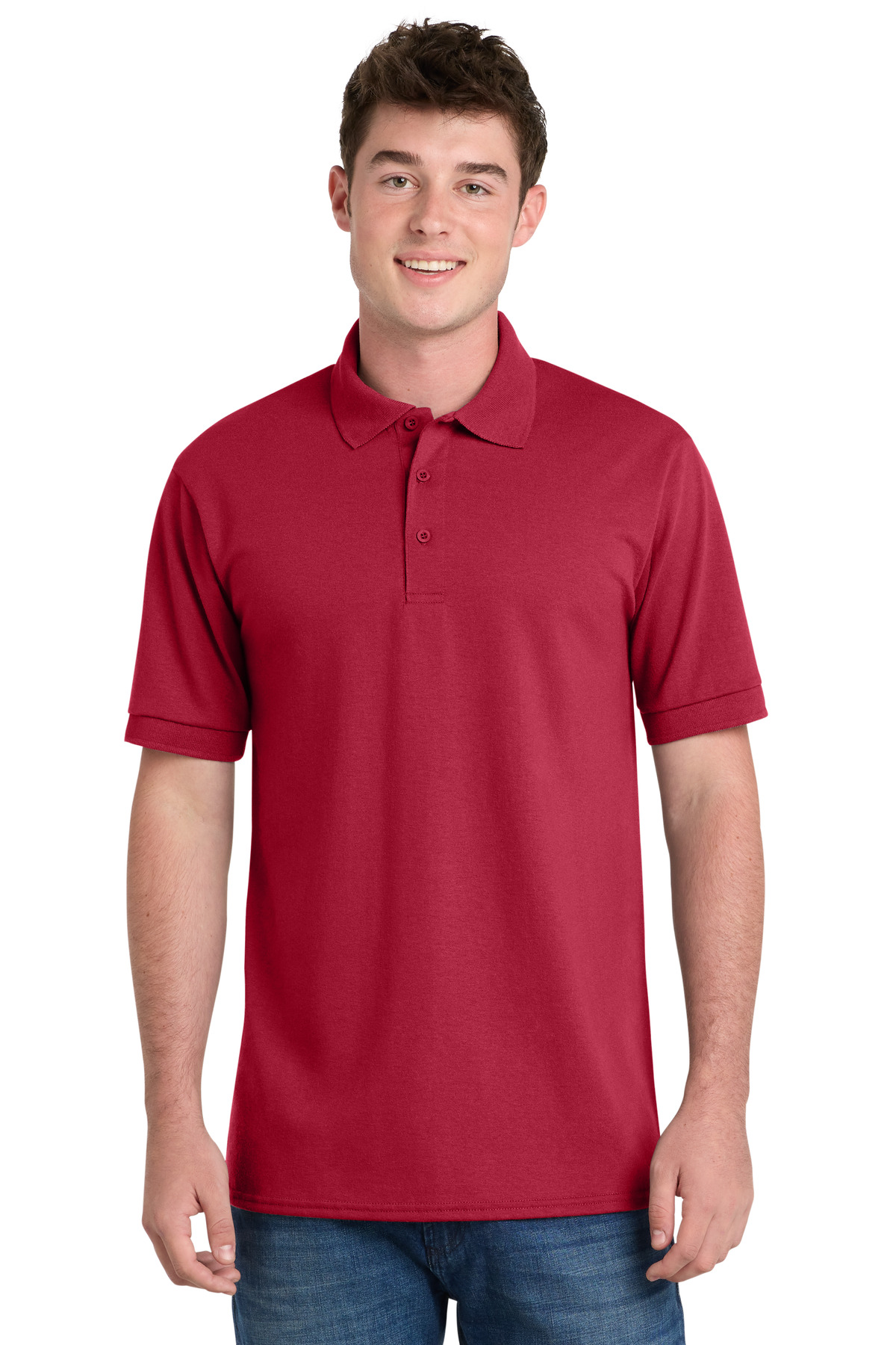 Port & Co Tall Core Blend Jersey Knit Polo. KP55T 62