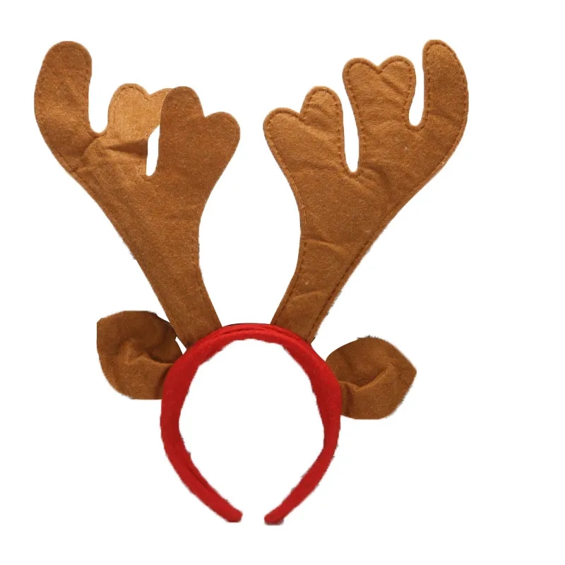 Full Color Christmas Reindeer Antler Headband 14