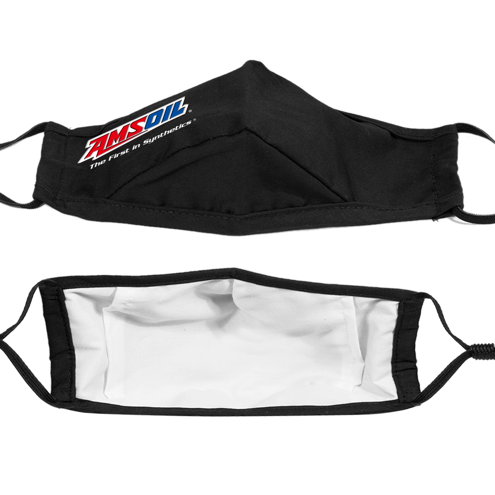 Reusable 2-layer Face Mask with adjustable elastic strap and filter slots