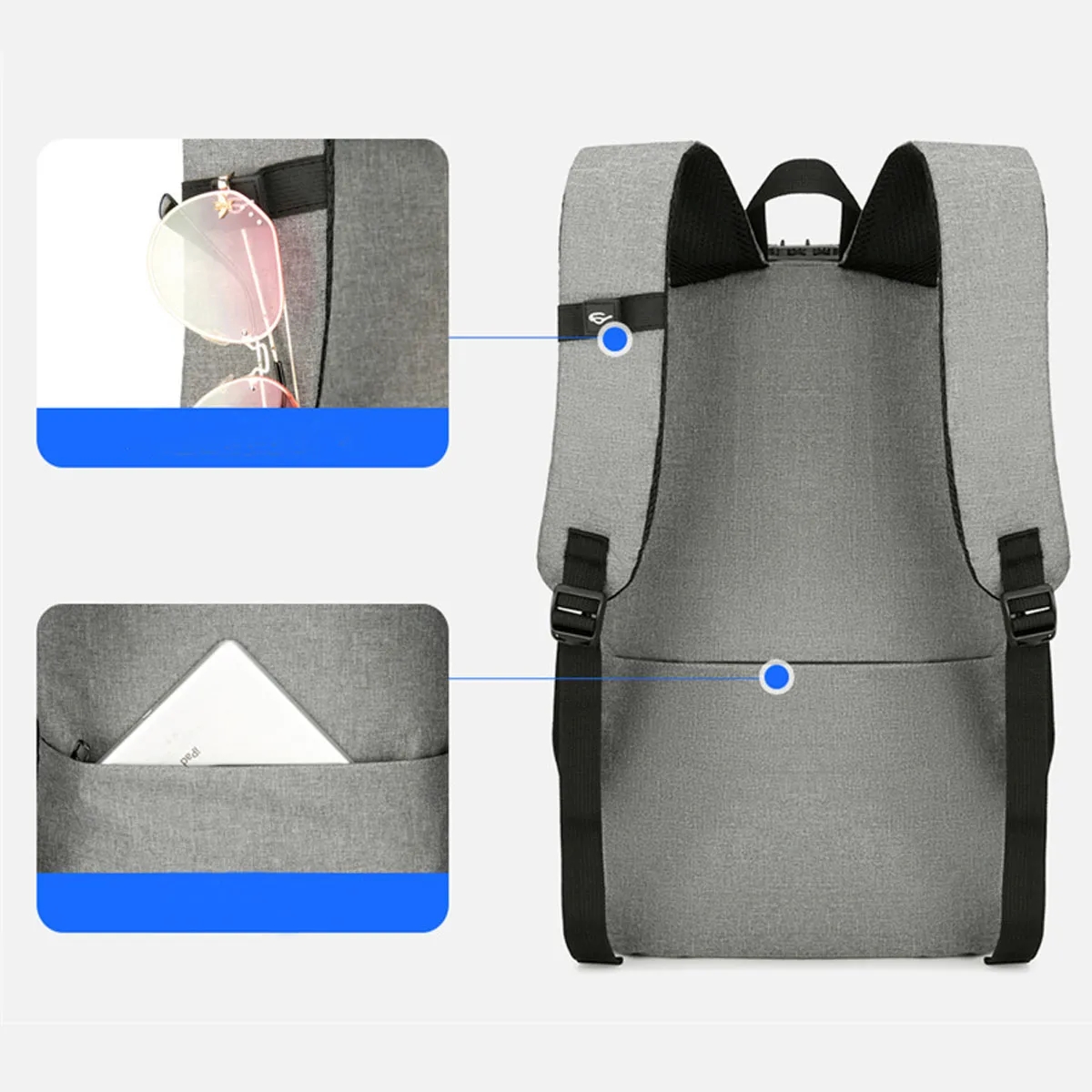 Anti-Theft Travel Laptop Backpack 2