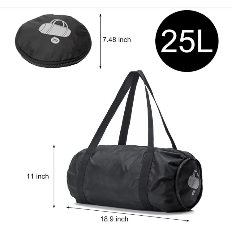 25L Foldable Duffle Bag with Wet and Dry Compartment 3
