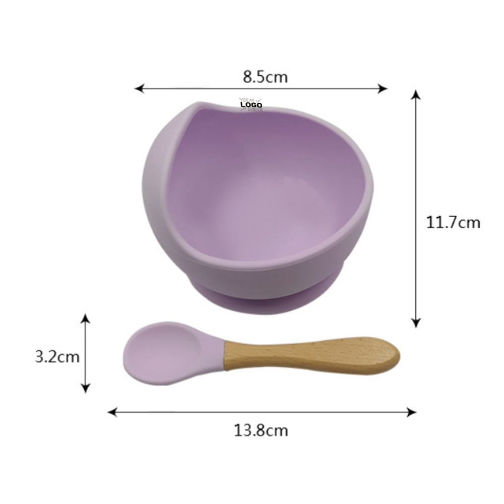 Silicone Suction Bowls for Baby with Spoon 7