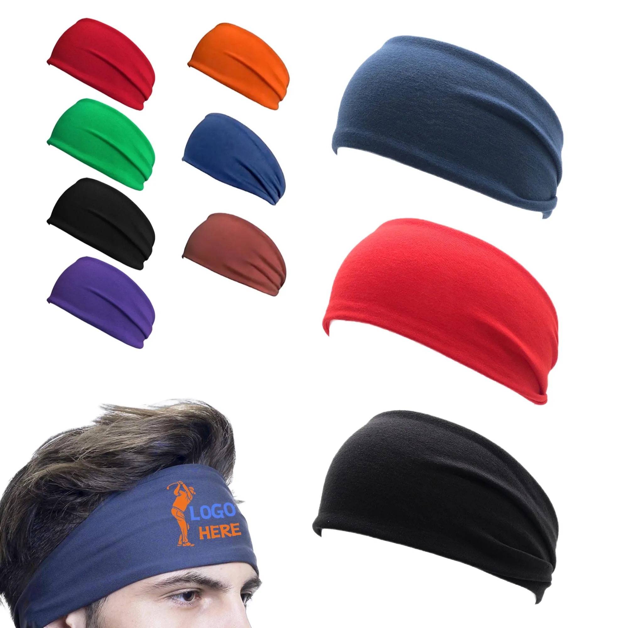Full Color Breathable High Elasticity Hairband 22