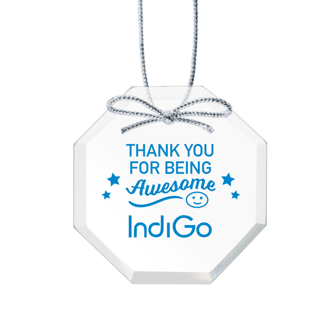 Starfire Ornament - Octagon Imprinted