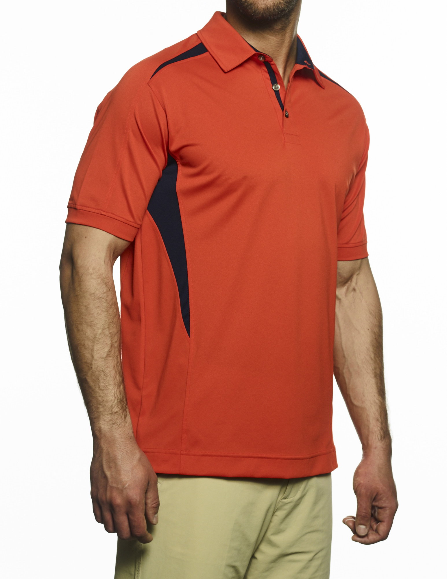 Men's Caliber Color Block Polo Shirt 4