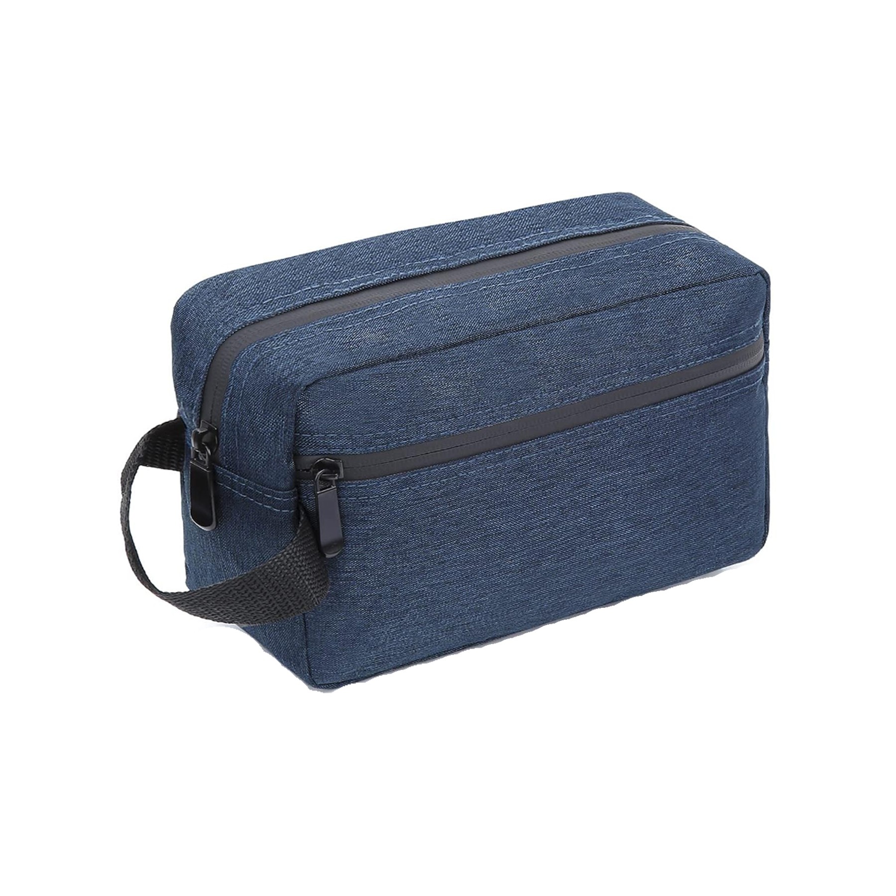 Travel Toiletry Bag With Divider and Handle For Cosmetic Brush Tool 2