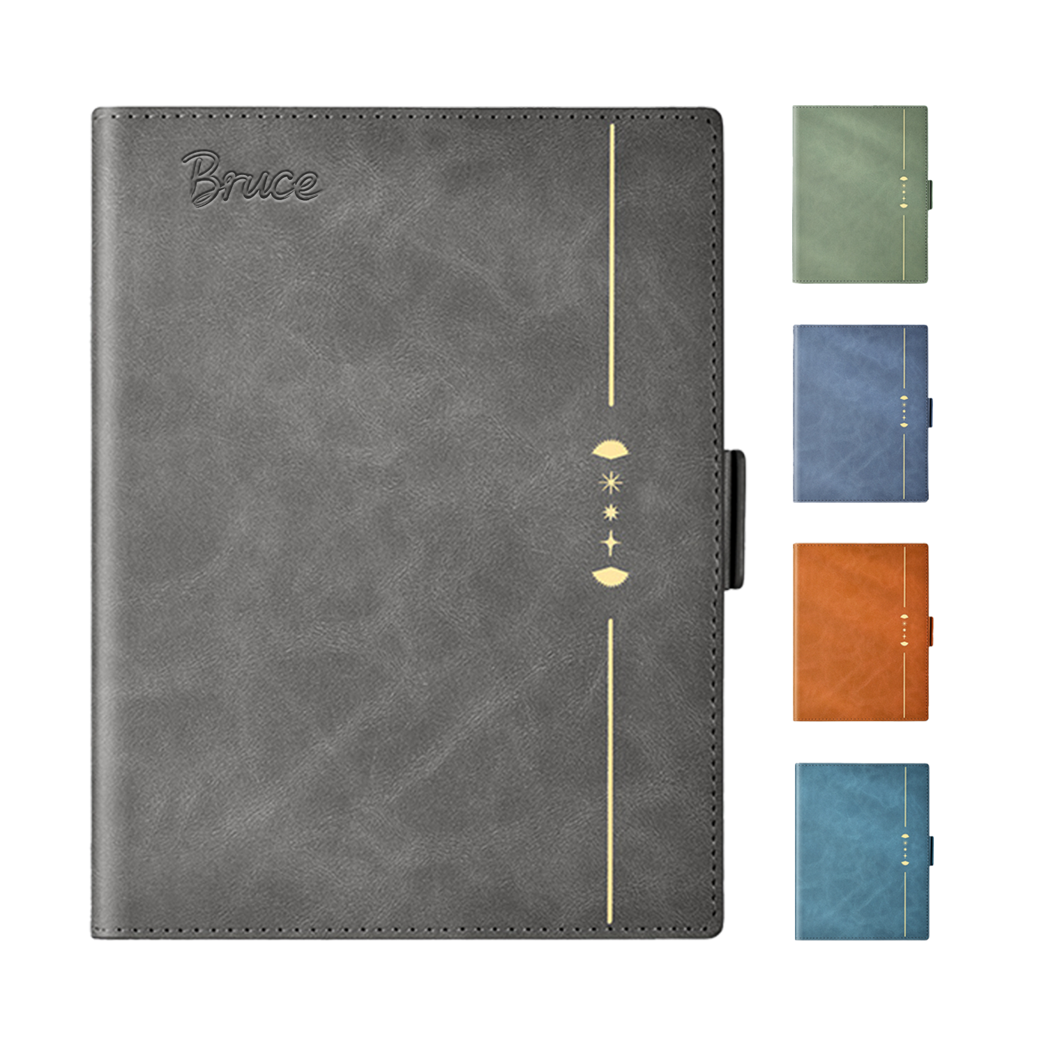 A5 PU Leather Magnetic Closure Notebook 4