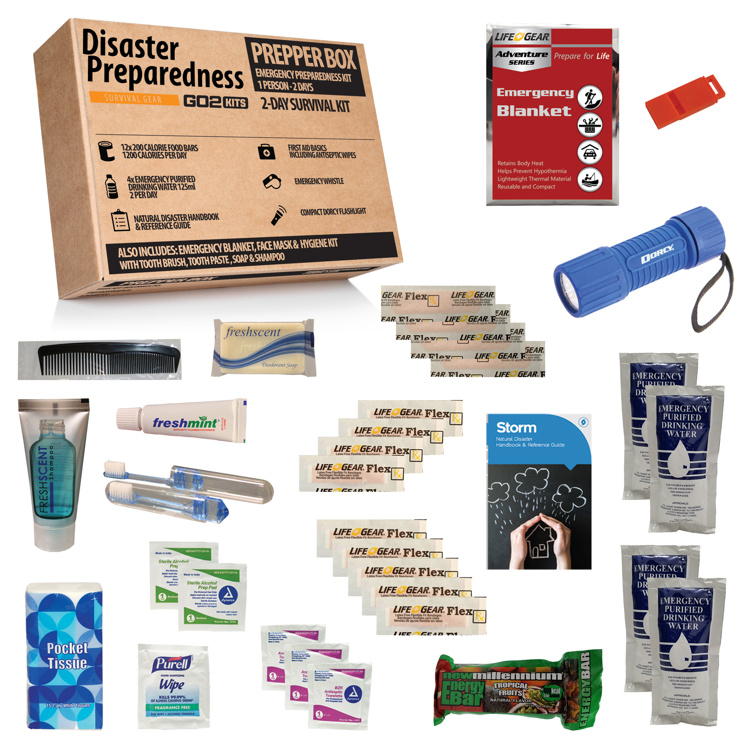 1 Person/2 Day Survival Kit 1