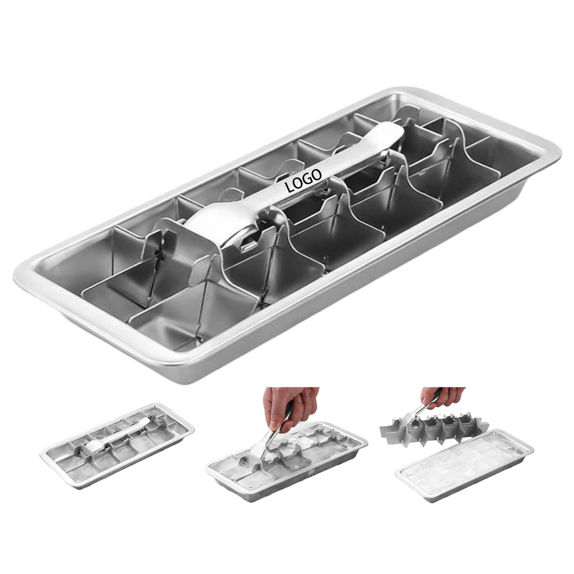 Stainless Steel Ice Cube Maker 2