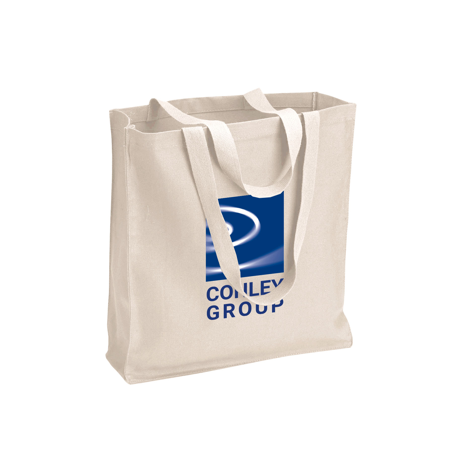 12 oz. Natural Heavy Cotton Gusset Shopping Bag R111NBT 3