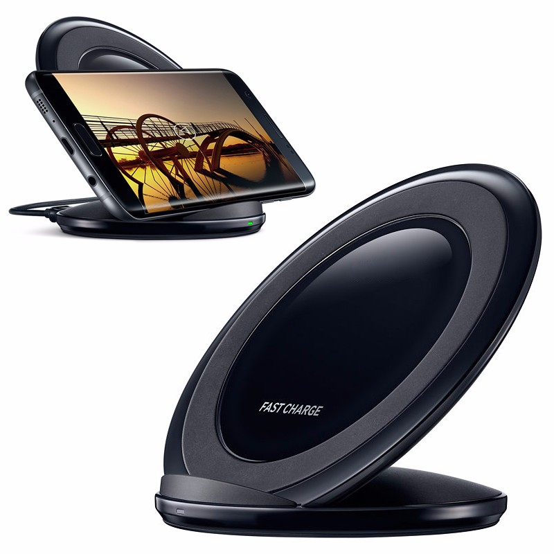Round Wireless Charger with Stand, 10W 3