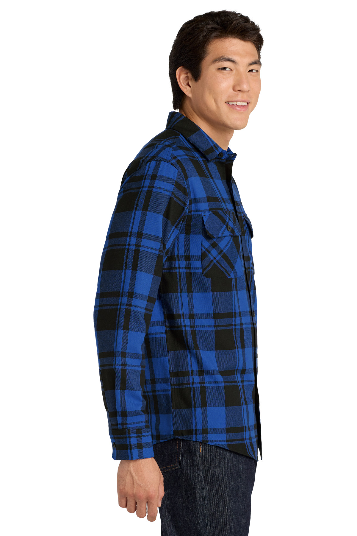 Port Authority Plaid Flannel Shirt. W668 57