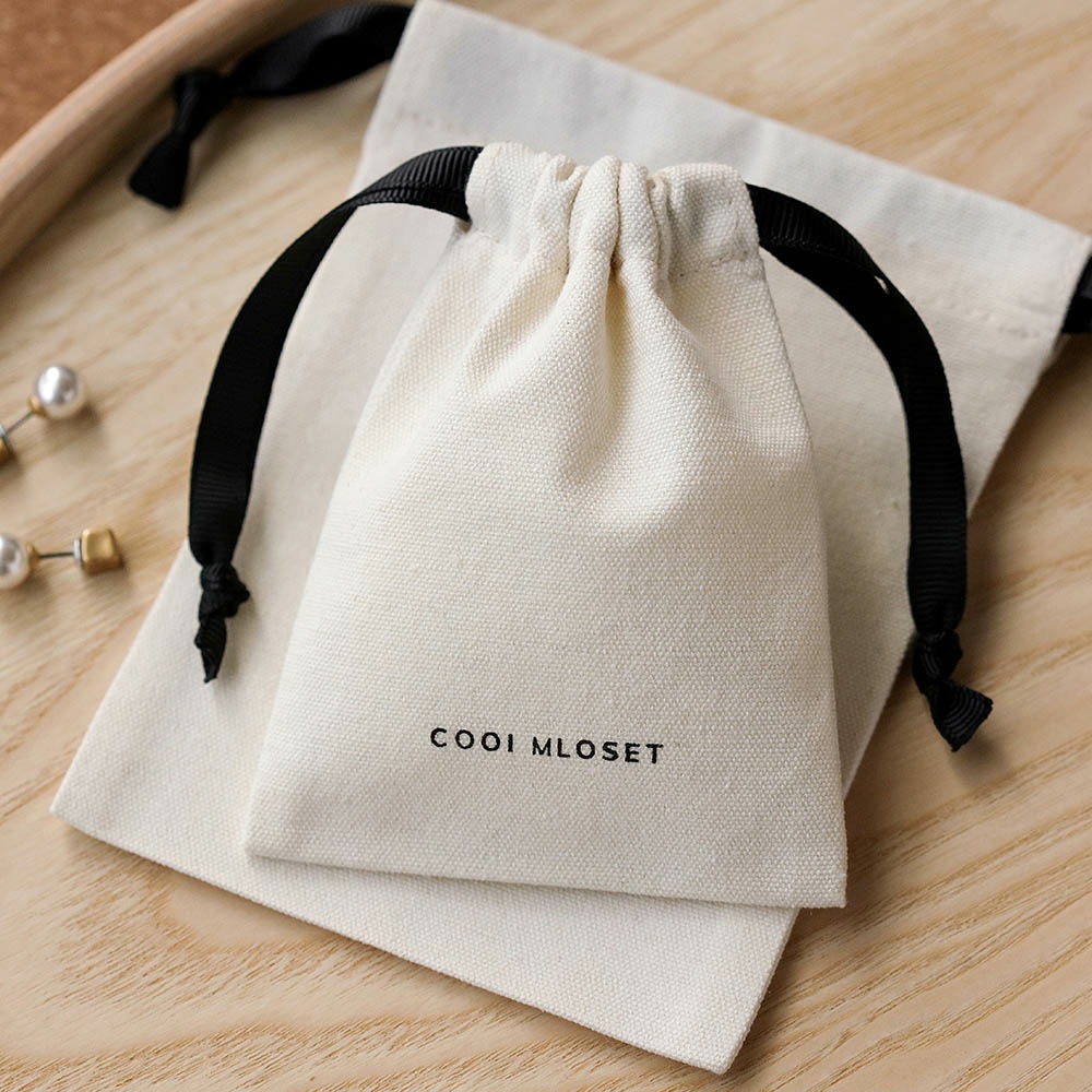 Canvas Storage Pocket, custom tote bag with logo imprint 4