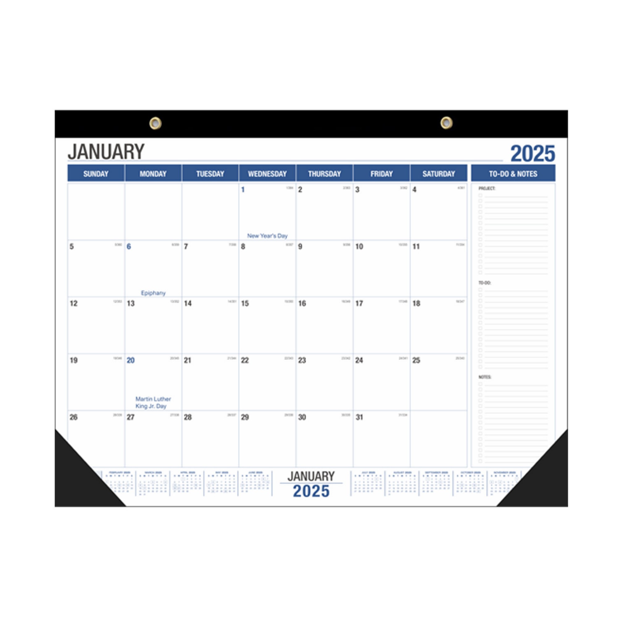 18 Months 17"*12" Wall Calendar From Jan 2025 To June 2026