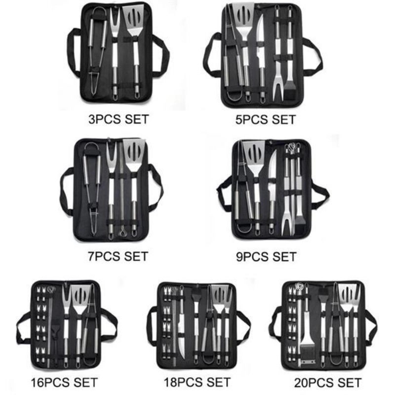 Barbecue Tools Set With Carry Bag 5