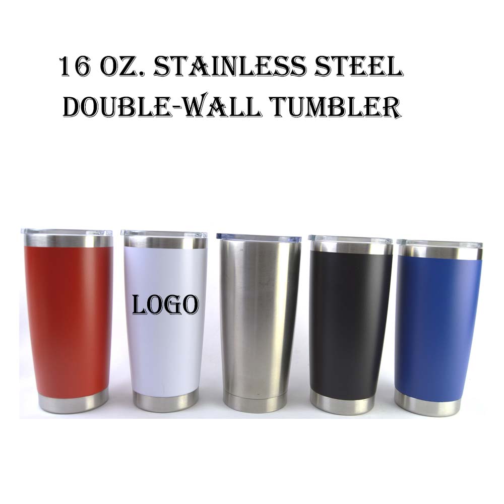 16 OZ Stainless Steel Double Wall Tumbler. 2