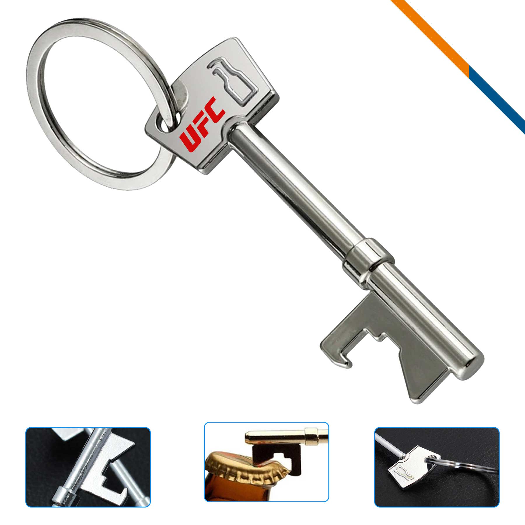 Kerane Bottle Opener Metal Keychain 2