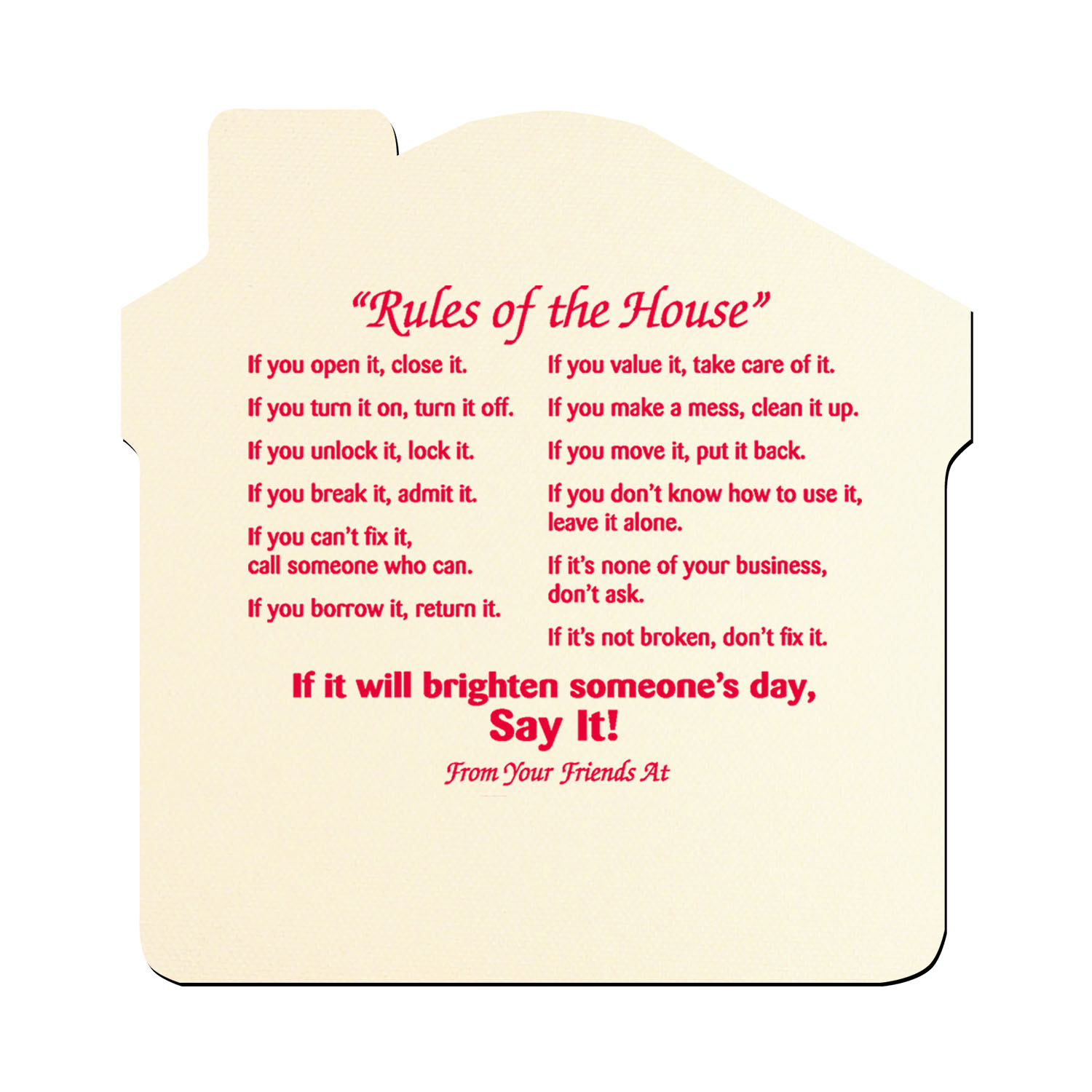 Rules of The House Jar Opener 14