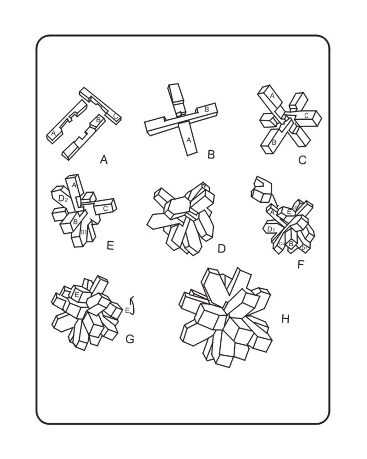 MindBender Flower Pattern Wooden Puzzle 3