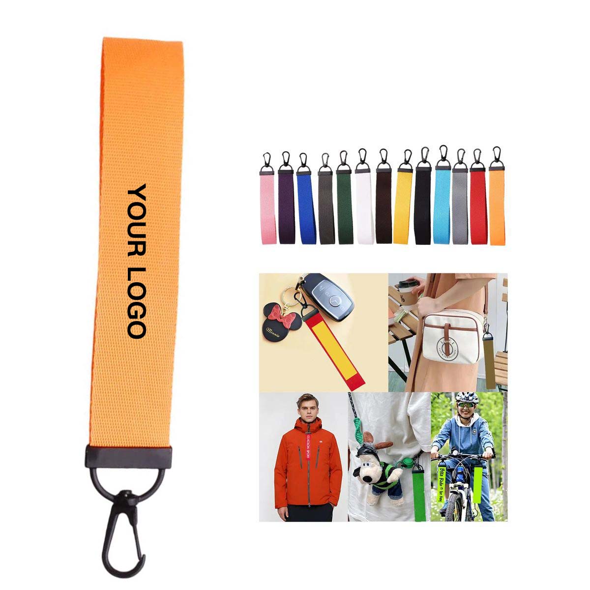 Nylon Ribbon Keychain Lanyard for Everyday Carry 1