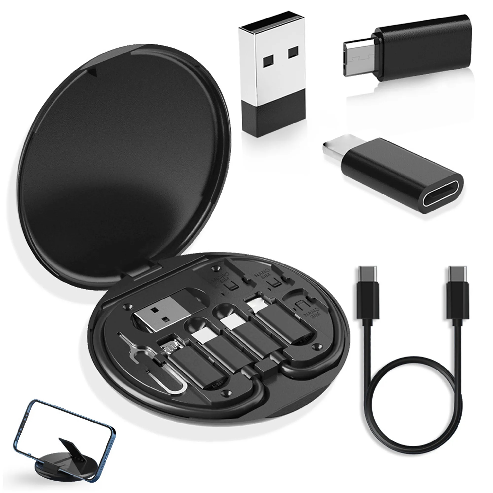 3 in 1 Fast Charging Data Cable Folding Set 2