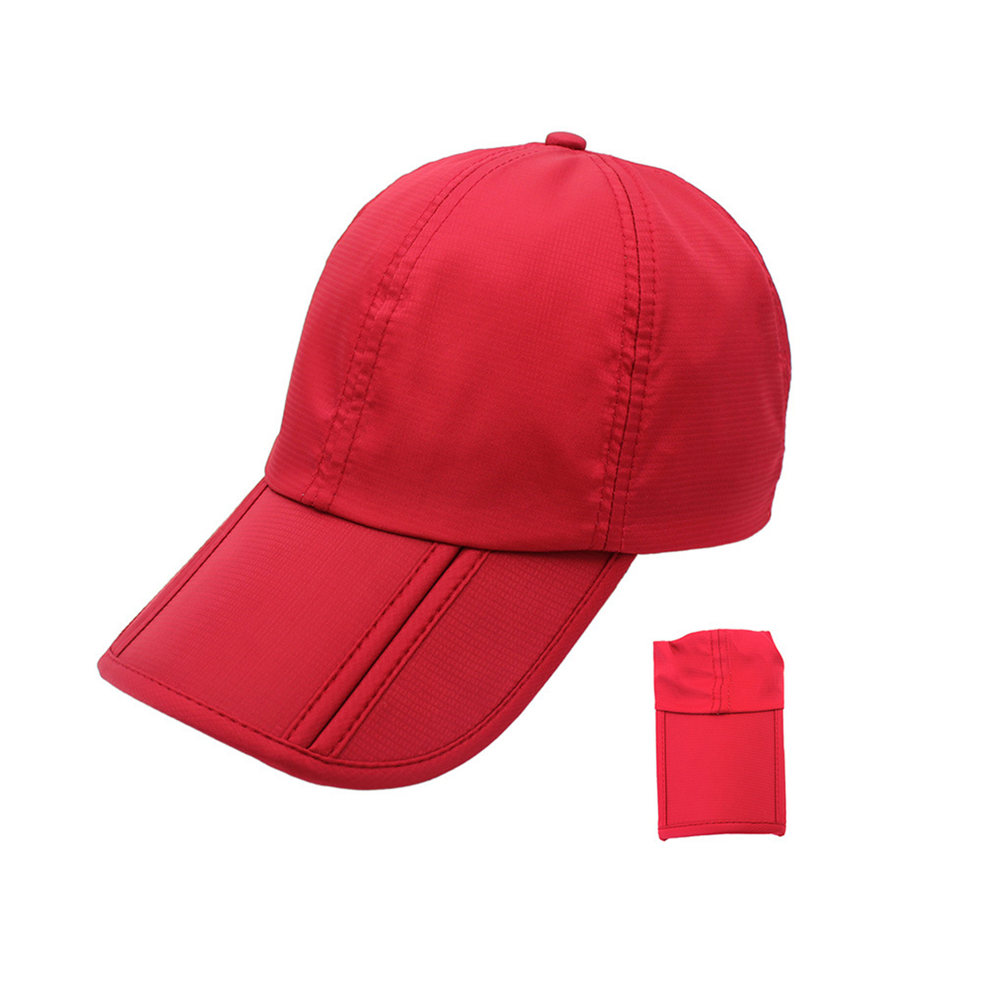 Polyester Foldable Waterproof Baseball Cap With UPF Protection 4