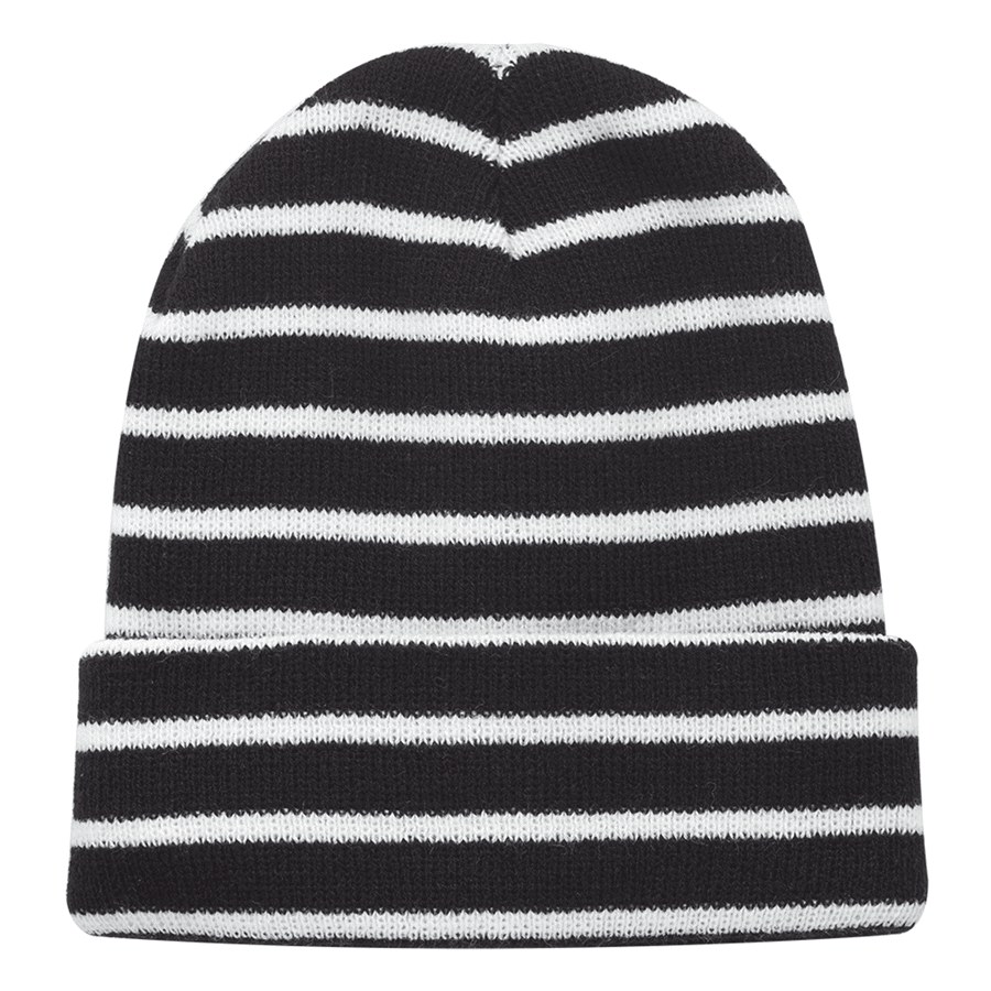 Cozy Striped Knit Beanie for All Seasons