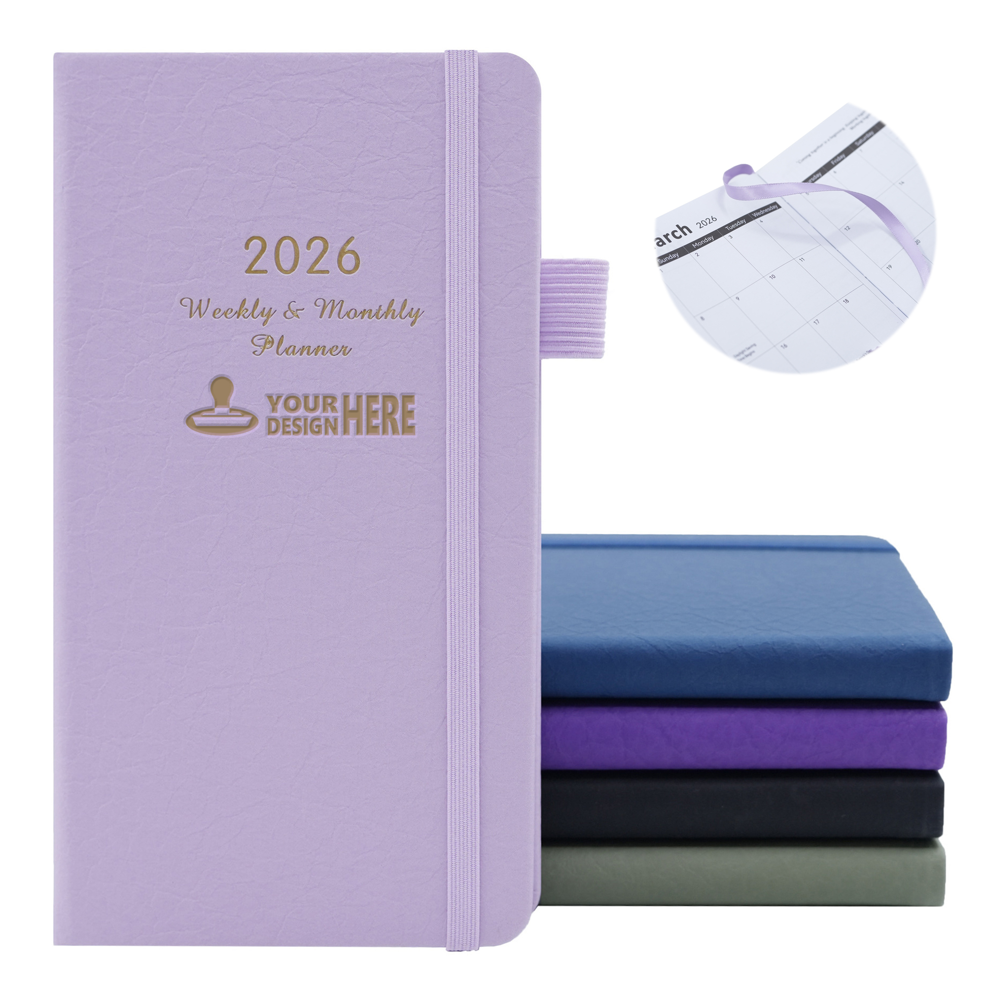 2026 Weekly And Monthly Hardcover Pocket Planner 2