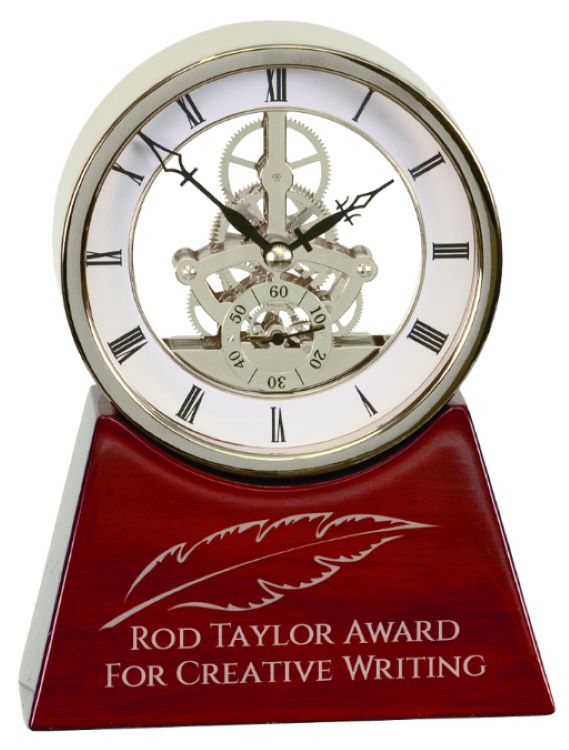 Carriage Executive Clock-Silver 2