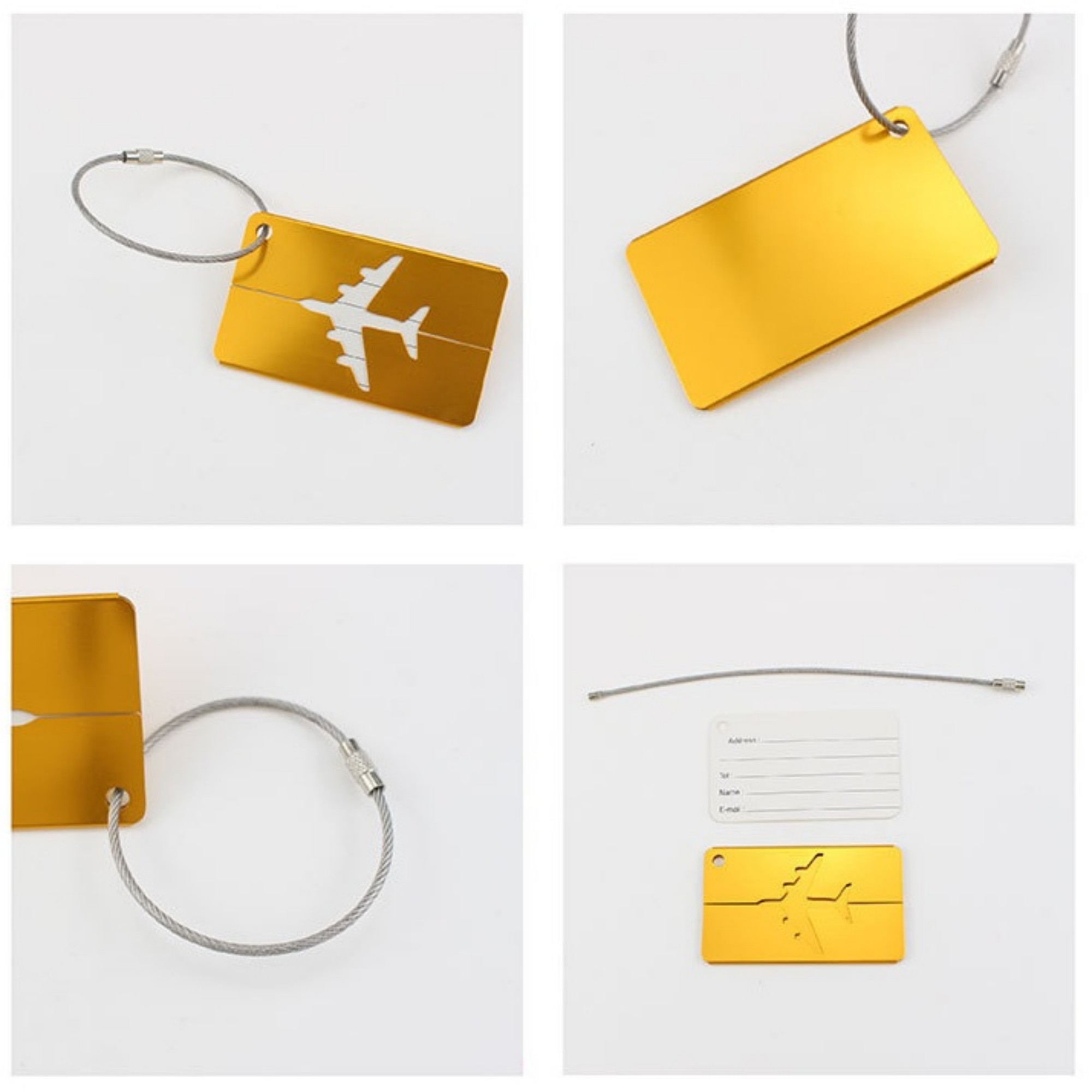 Aluminum Alloy Luggage Tag 2