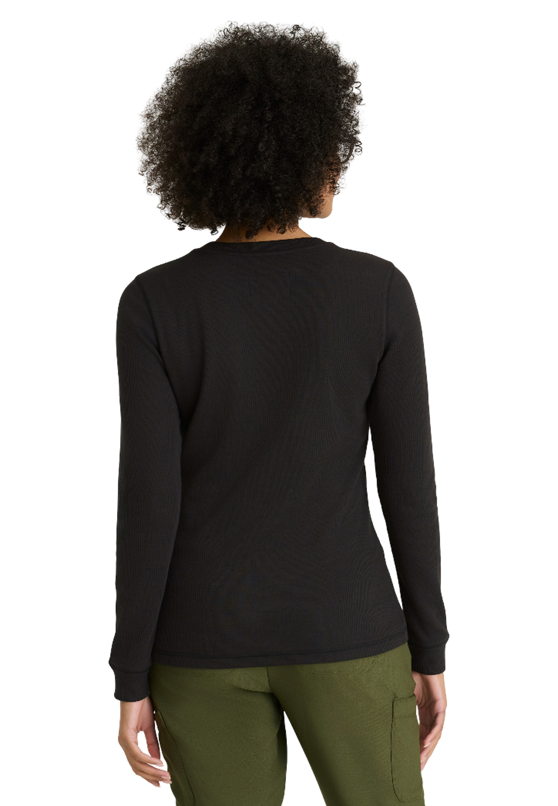 Grey's Anatomy Evolve Stretch - Women's One-Pocket Wanderlust Waffle Knit Top 7