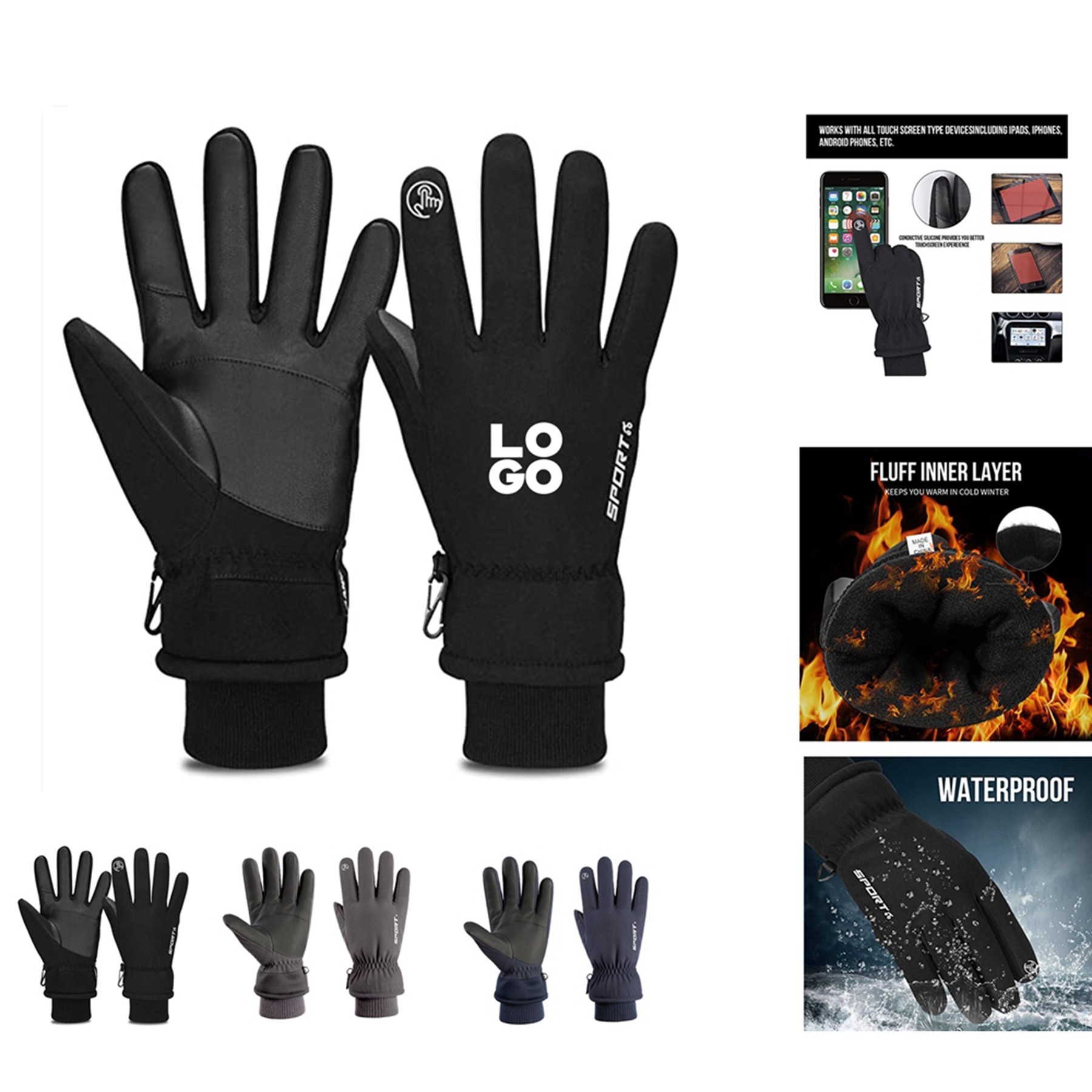 Touchscreen Thermal Gloves 2