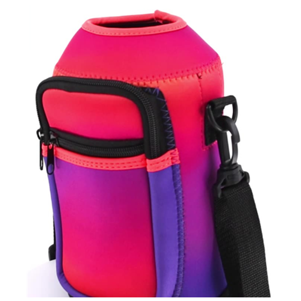 Insulated Gallon Water Bottle Cooler Holder w/Strap 3