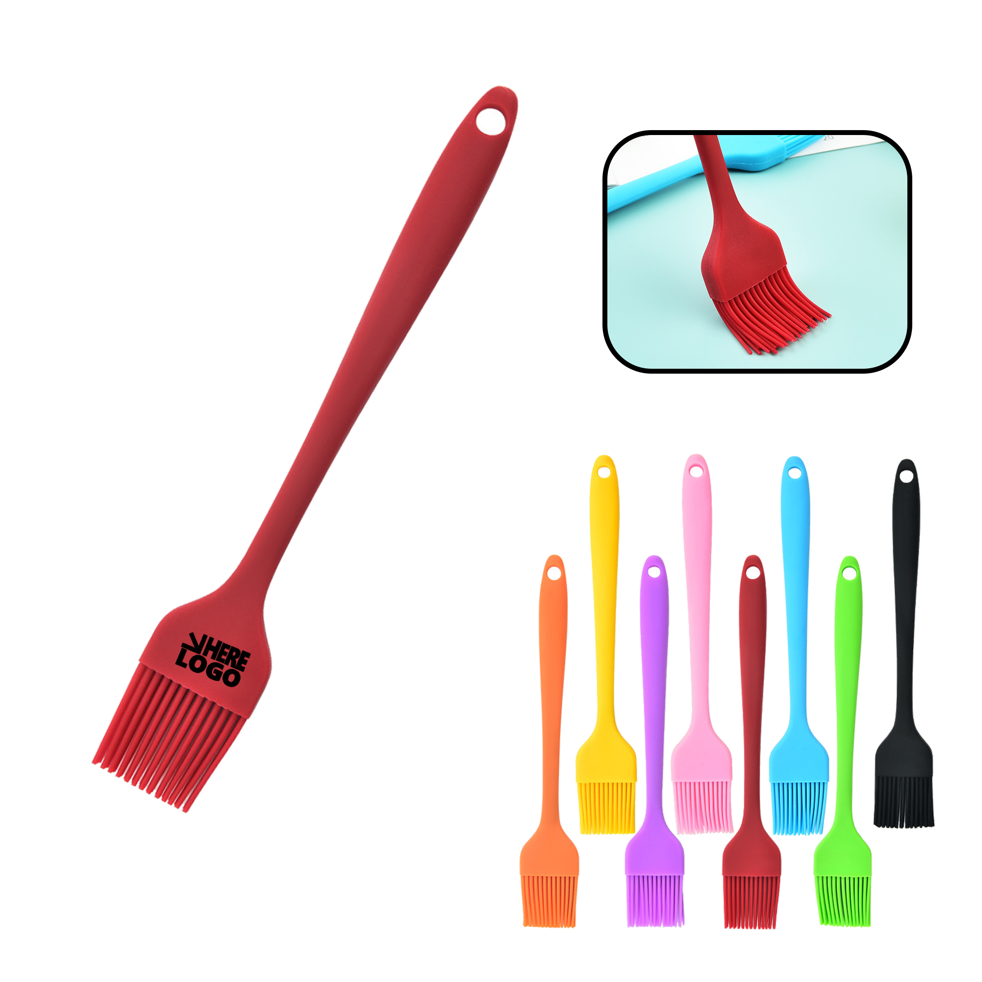 MOQ 30 PCS Food Grade Silicone Brush 2