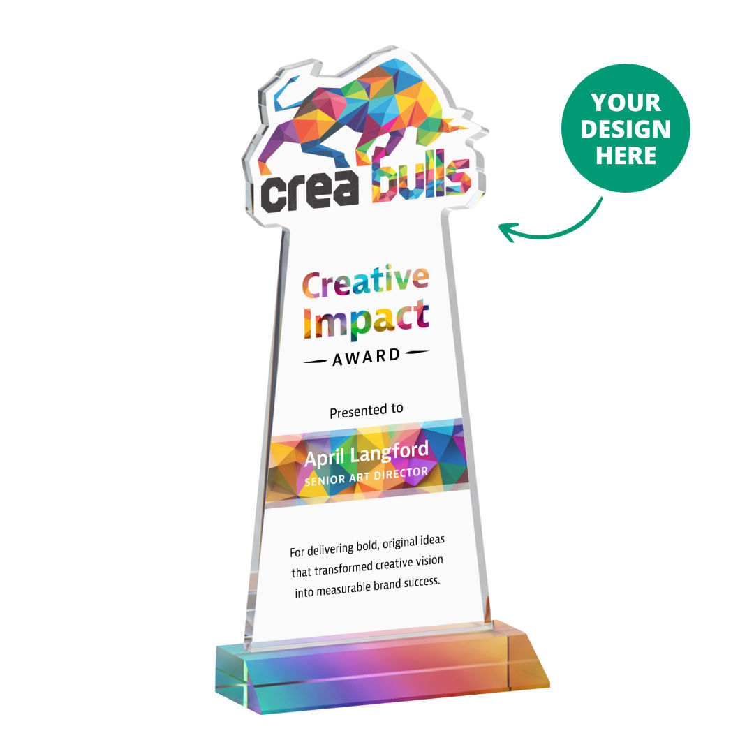 EdgeCraft VividPrint™ on Mitered Base-Prismatic (Ocean)