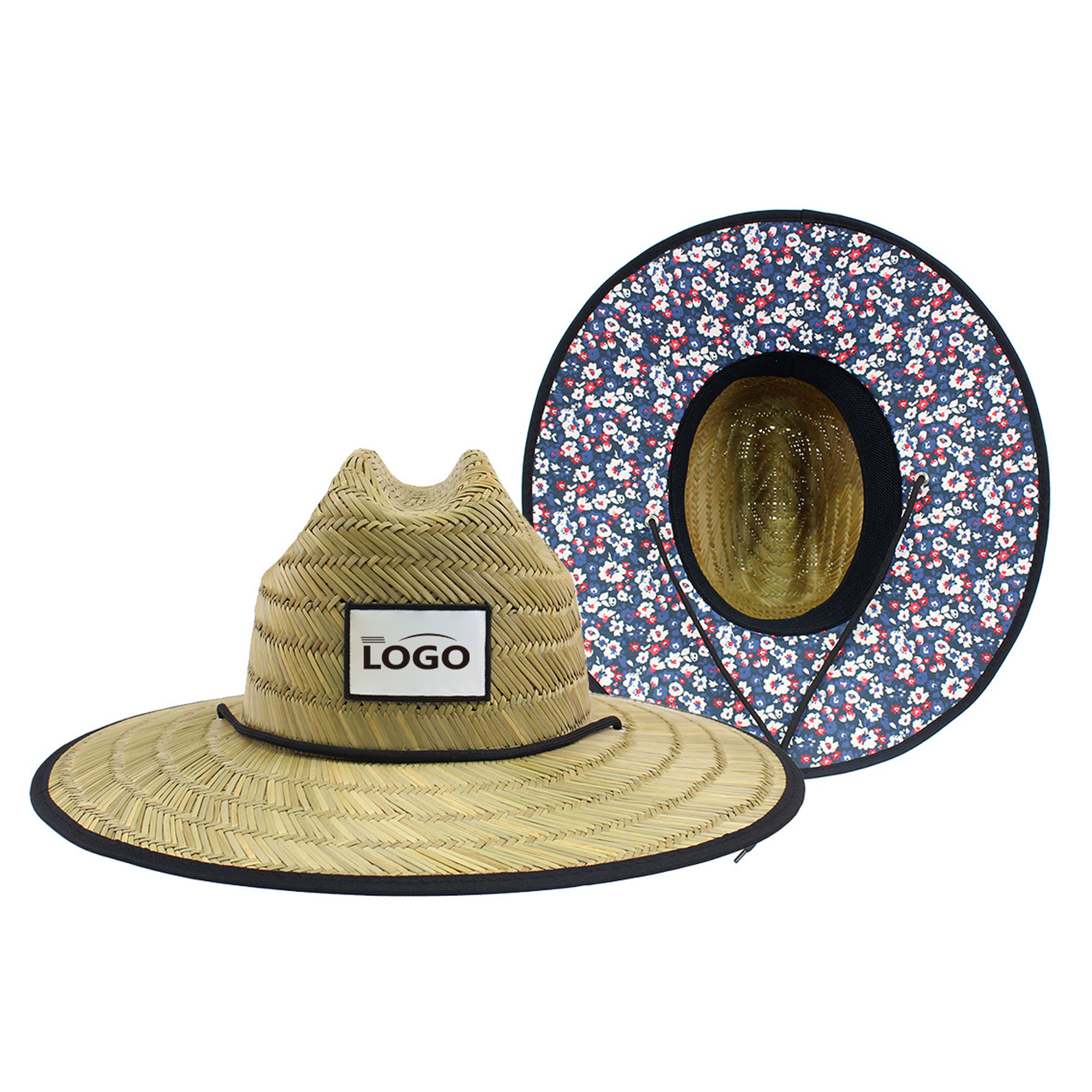 Lifeguard Wide Brim Sun Straw Hat 2