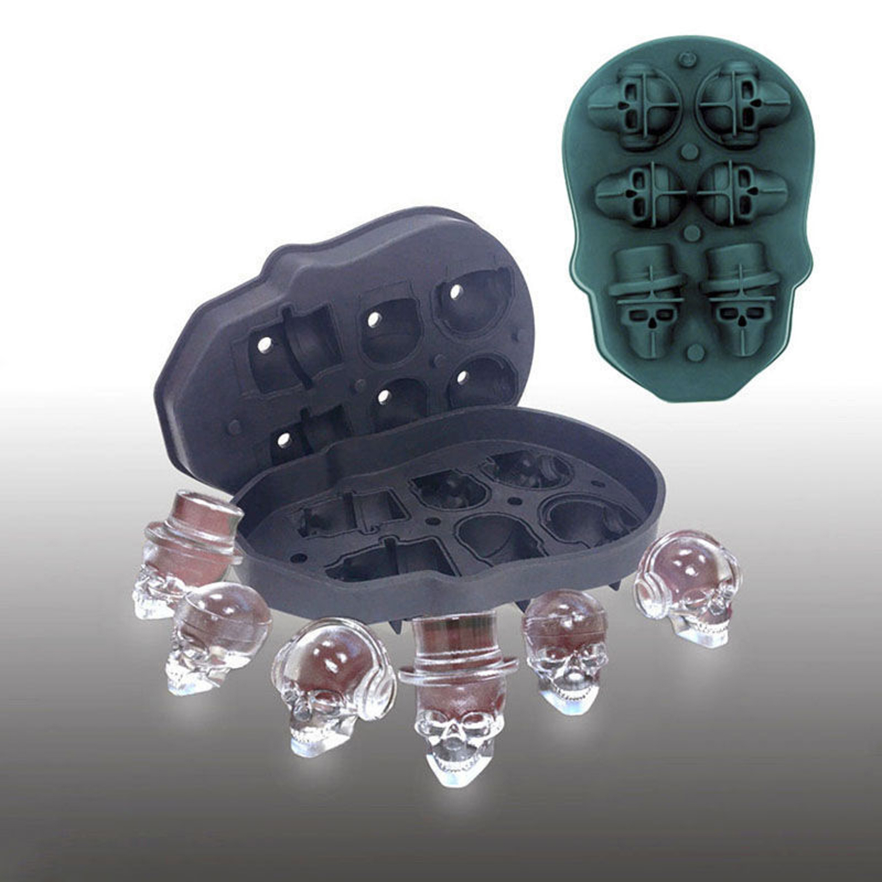 Skull Ice Mold Set 3