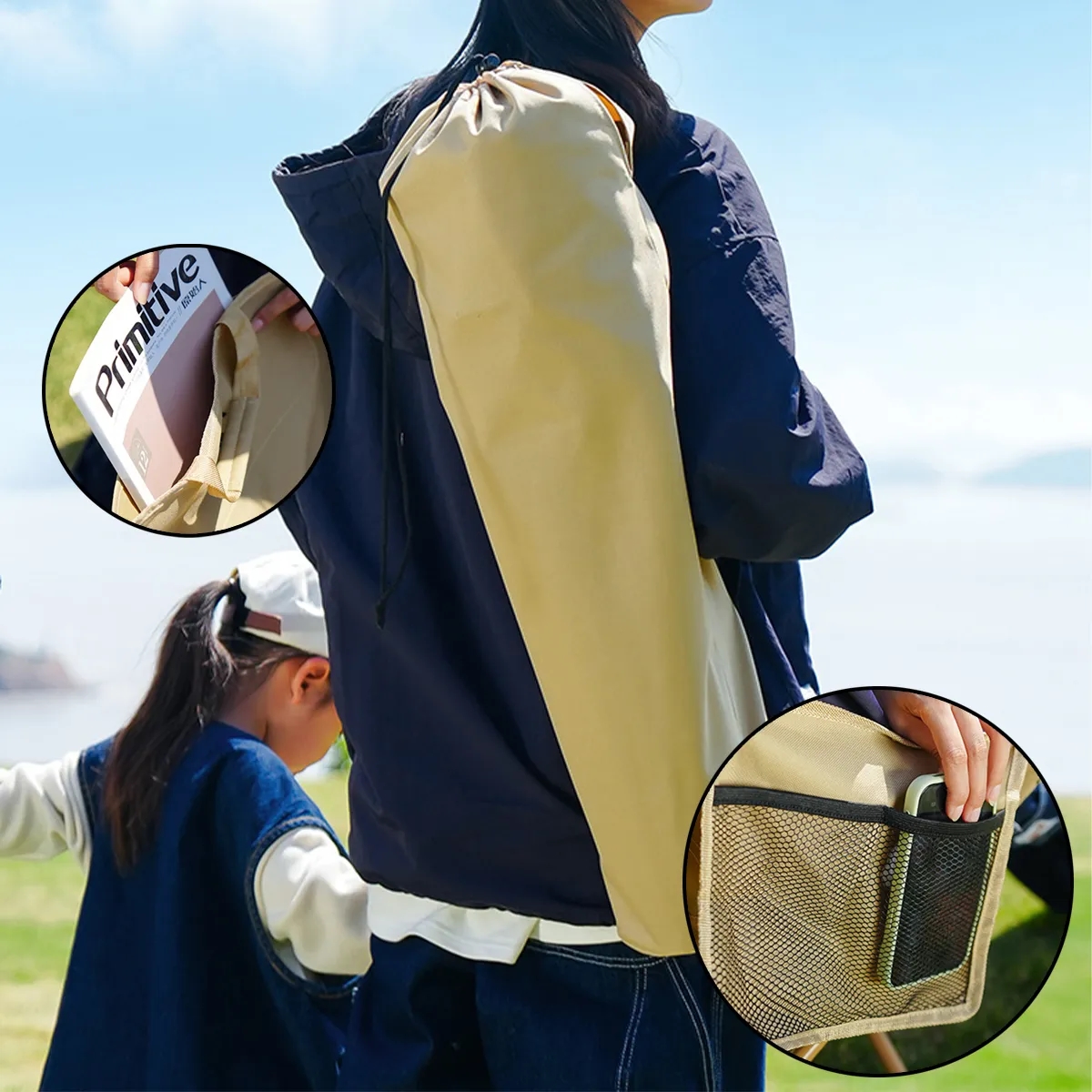 Lightweight Backpacking Folding Chair Supports 260 Lbs 4