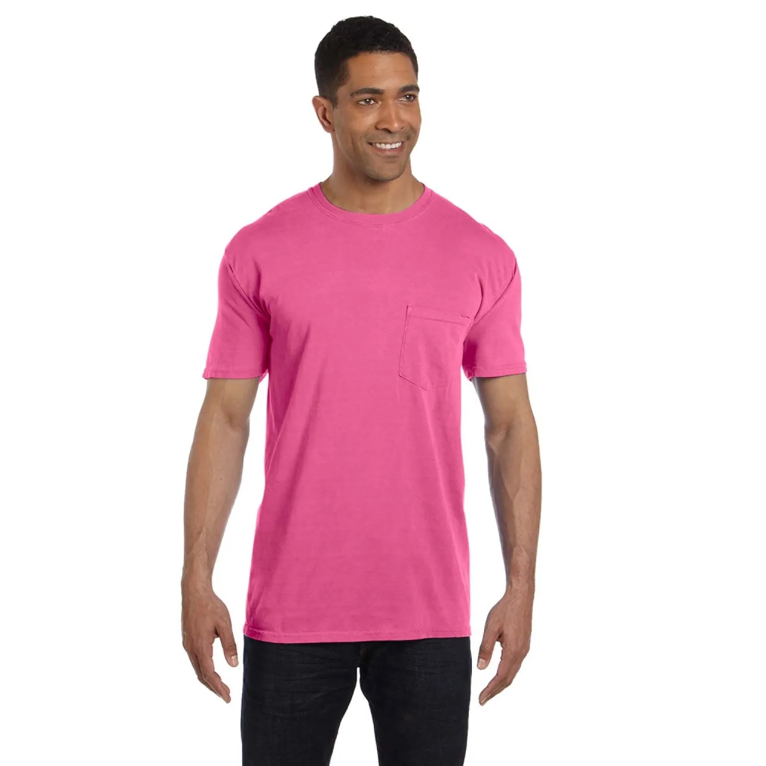 COMFORT COLORS ADULT HEAVYWEIGHT 6.1 OZ. POCKET T-SHIRT 134