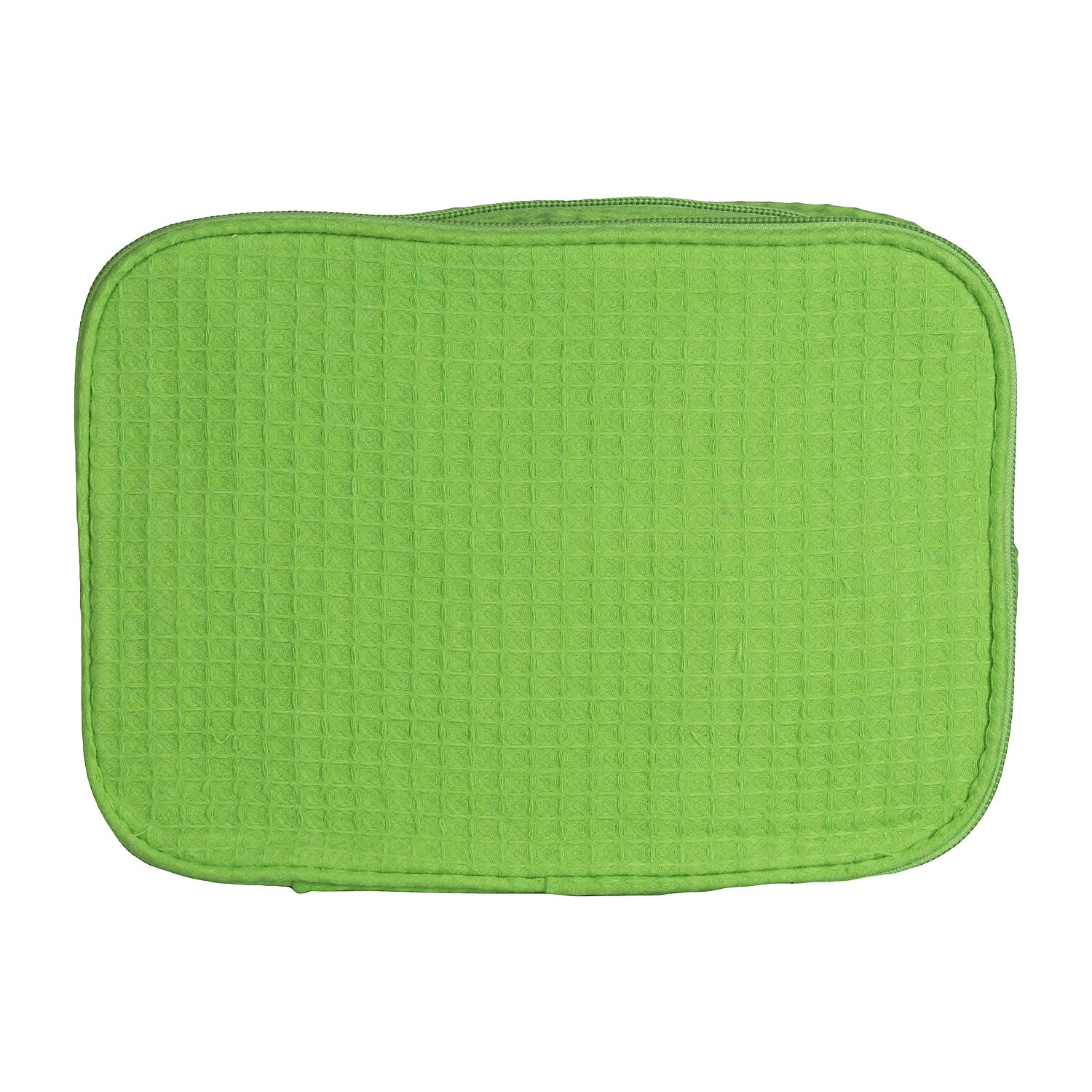 Waffle Weave Large Cosmetic Bag 1