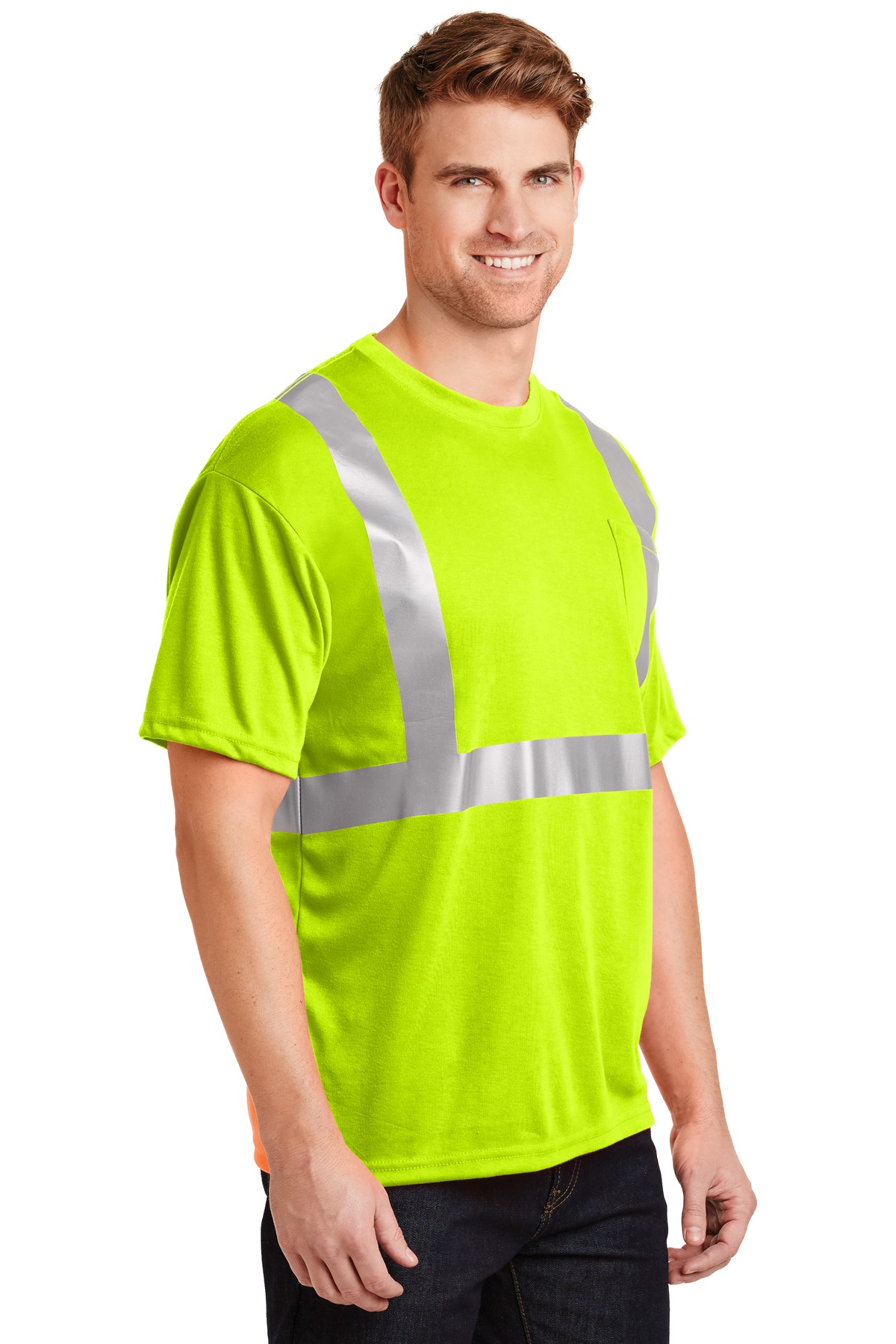 CornerStone - ANSI 107 Class 2 Safety T-Shirt. CS401 17